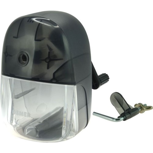 OSMER PENCIL SHARPNER DTS01 Desk Top Translucent Grey 8mm